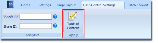 Flash Control Settings