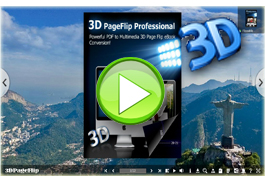 moutain template for 3D page flip eBook