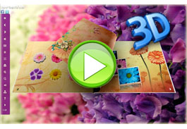 3D Flipbook - Flower Flip Photo Gallery