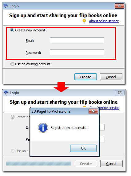 upload flippingbook online