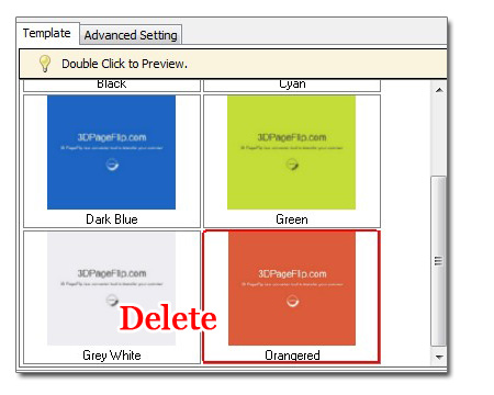 delete pre-loader template