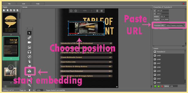 how-can-users-embed-youtube-video-for-the-3d-book