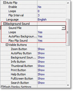 How to embed music as background sound for 3D PPT book