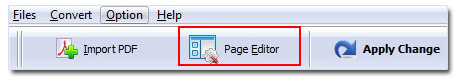 enter page editor