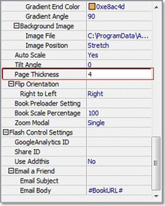 Setting tool panel