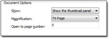 Document Options