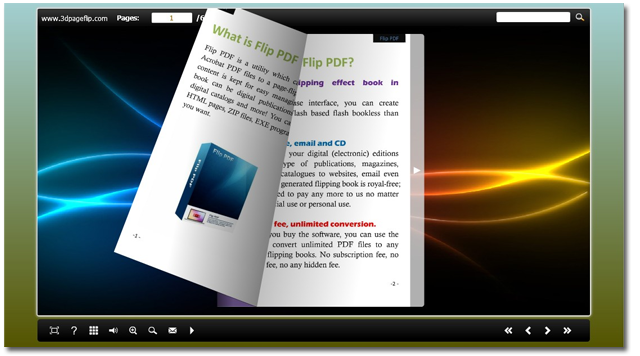3DPageFlip Free Convert PDF to Flash