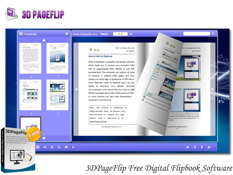 Free Digital Flipbook software screenshot Free Digital Flipbook software screenshot