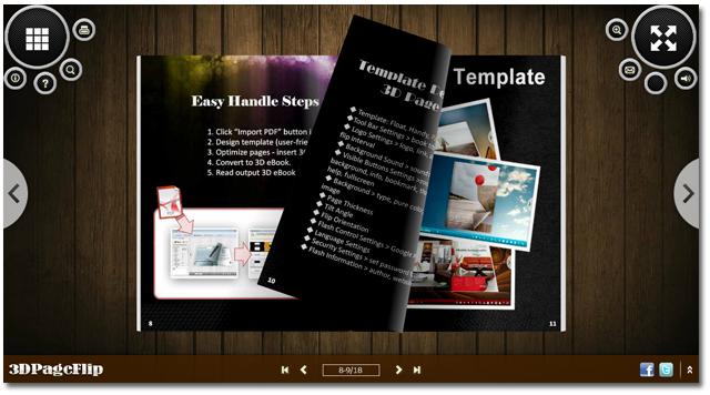3DPageFlip Free Flash Book Creator