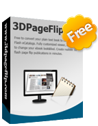 3DPageFlip Free Flash eBook Maker