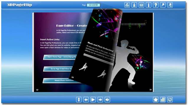 3DPageFlip Free Flash eBook Maker