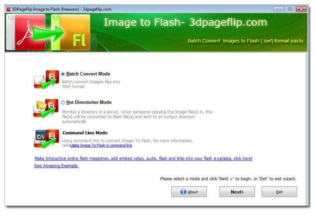 image to flash converter