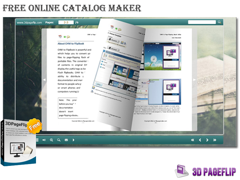 3DPageFlip Free Online Catalog Maker 1.0 full