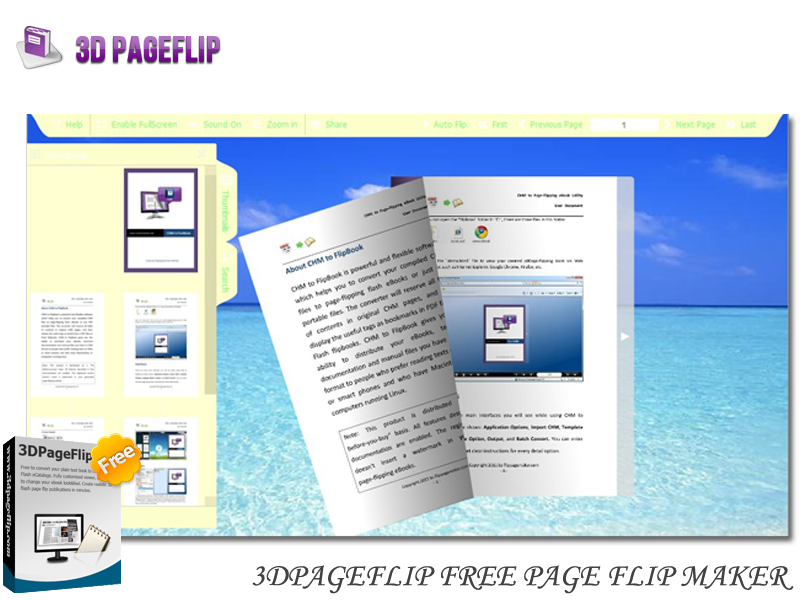 3DPageFlip Free Page Flip Maker software