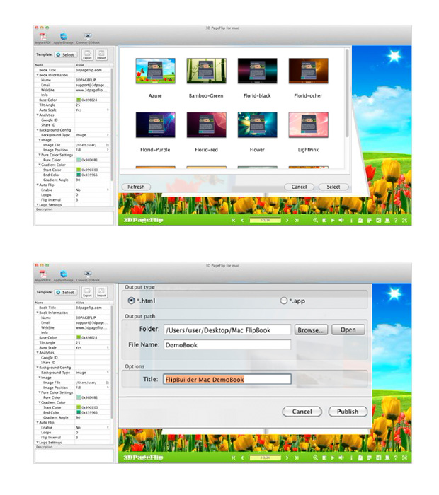 3DPageFlip Standard for Mac screenshot