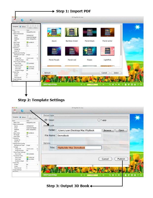 steps_of_using_3d_flipbook_mac