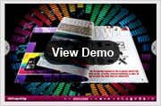 view flash flipping book demo