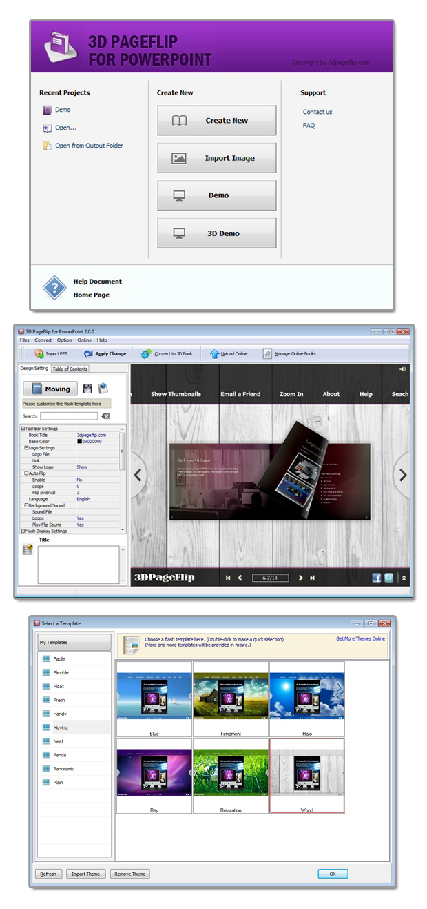 screenshots for FlipBook maker for PPT