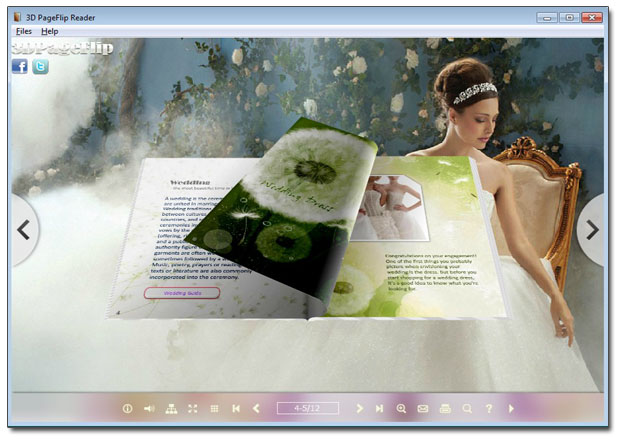 Wedding 3D flipbook