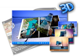 3D PageFlip Book Seaside Theme