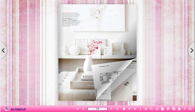 Briefness Theme for 3D Page Flip Book