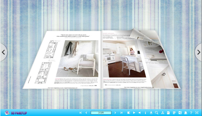 Briefness Theme for 3D Page Flip Book