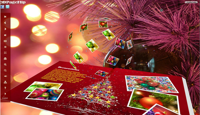 Christmas Style for Flipbook 3D Theme