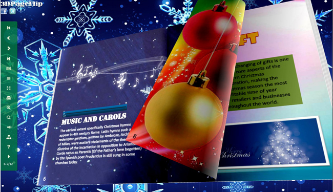 Christmas Style for Flipbook 3D Theme