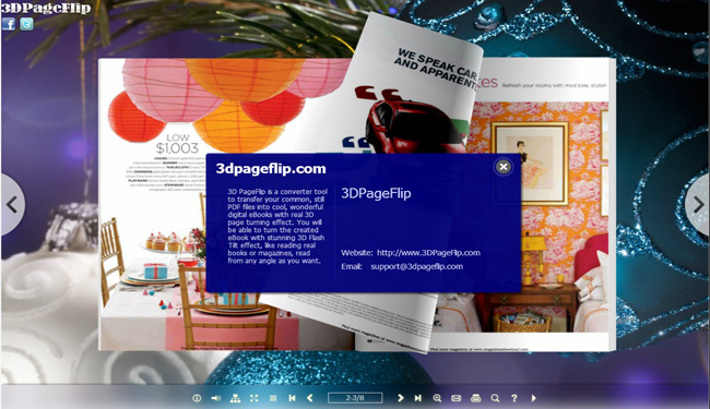 Colorful Theme for 3D PageFlip eBook 