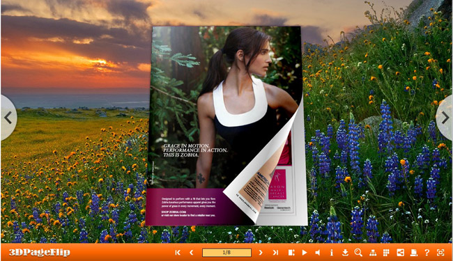 Countryside Templates for 3D Page Flip eBook