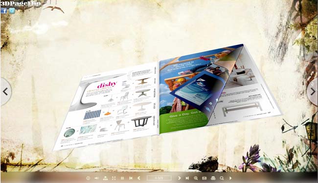Exhibit Mode Style for 3D eBook Theme