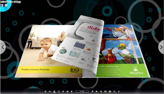 Exhibit Mode Style for 3D eBook Theme