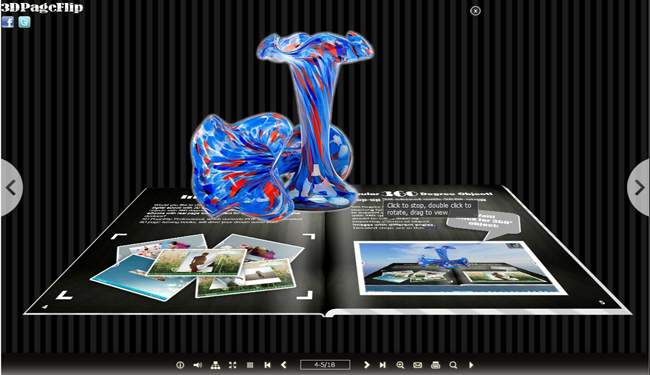 Lines Themes for 3D eBook 