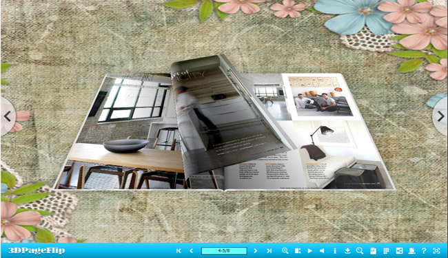 Wallpaper Templates for 3D eBook