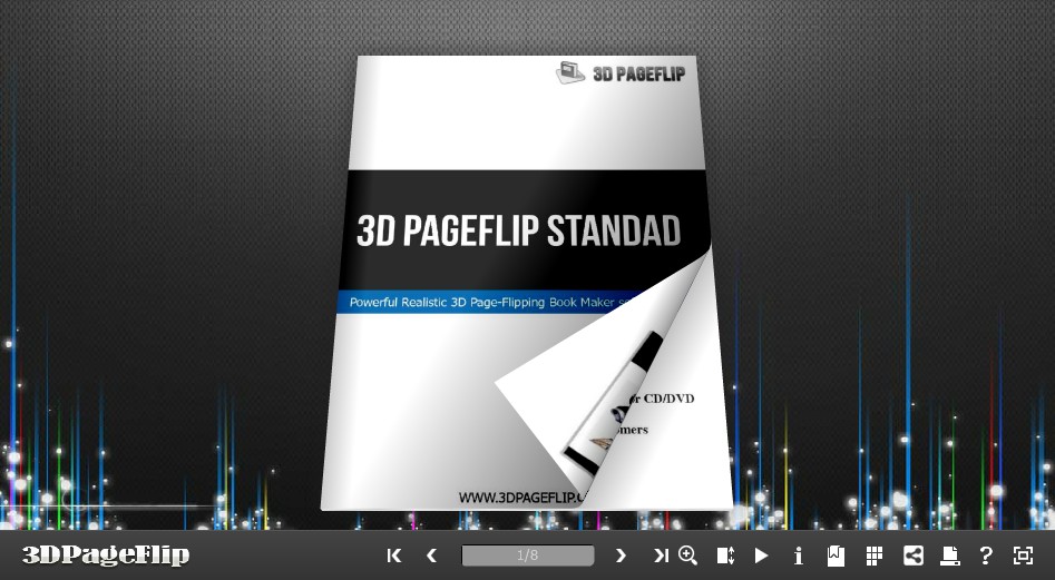 Windows 8 3DPageFlip Free Presentation Templates full