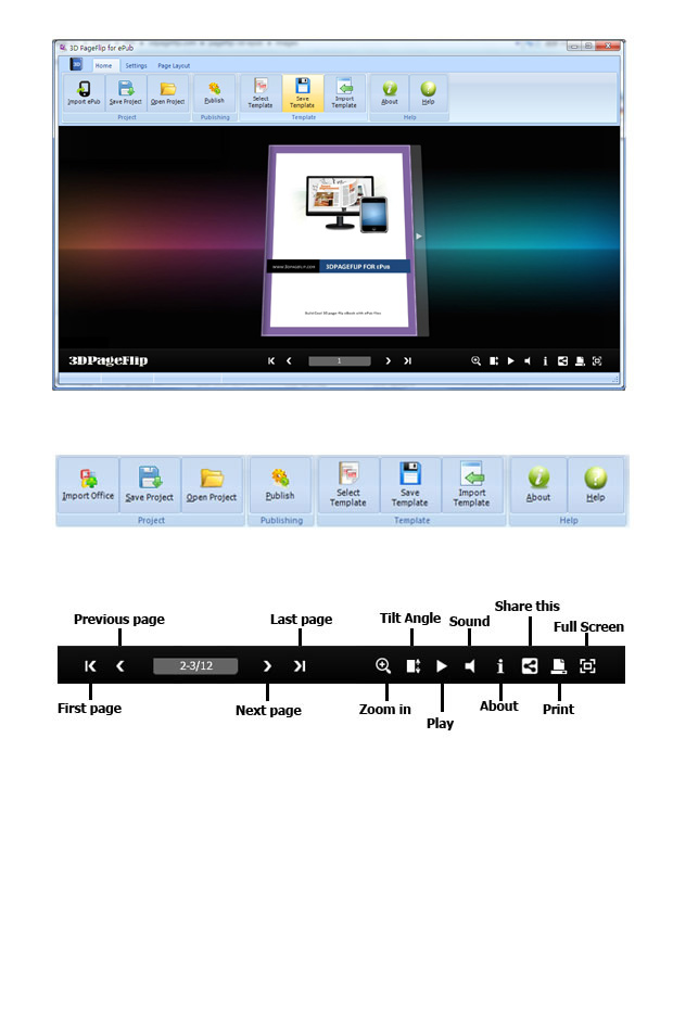 screenshots for FlipBook maker for ePub