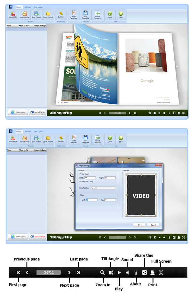 screenshots for FlipBook maker for Video